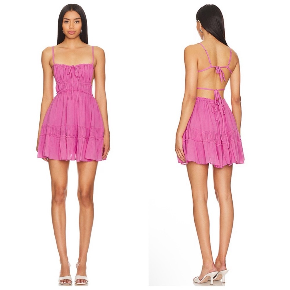 Free People Taking Sides Mini Dress Sundress in Island Flower